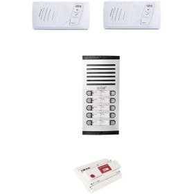 Resim Nts Diafon Sesli Iki Daire Için Villa Kit Set Komple 