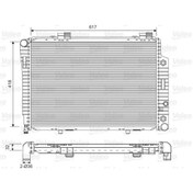 Resim VALEO 731805 Motor Su Radyatoru W202 93-00 S202 96-01 C208 97-02 R170 96-00 2025002203 (WC377546) 