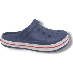 Resim Zerhan Cflex 22233 Unisex Lacivert Kırmızı Beyaz Sabo Terlik Sandalet Lacivert 