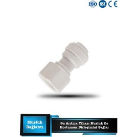 Resim Sumarkt Su Arıtma Cihazları Uyumlu Musluk Altı Quıck Bağlantı Aparatı 