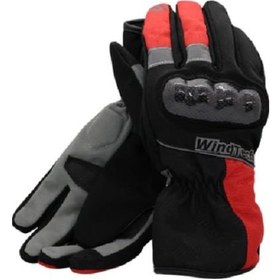 Resim Windtech Siyah-kırmızı Uzun 2xlarge Beden Eldiven 
