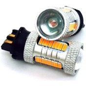 Resim Zembil Pw24W Led 30 Ledli Drl Gündüz Farı Ledi Amber Turuncu 
