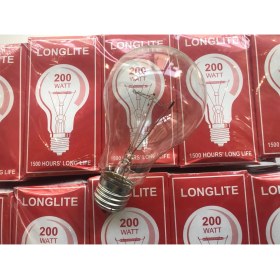 Resim Eski Tip Armut Ampül 200W 5 Adet 