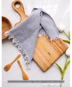 Resim 3 Adet 35x50cm Elmas Desen Mutfak Havlusu, Dekoratif Havlu, 