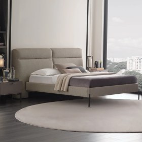 Resim Enza Home Berta Başlıklı Karyola 2'li Set - Bej 