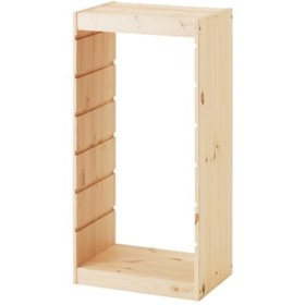 Resim IKEA Trofast Iskelet Oyuncak Rafı, Çam, 44x30x91 Cm 