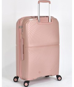 Resim United Colors Of Benetton Orta Boy Kırılmaz Valiz Polipropilen Pembe Bnt2000 Pembe 