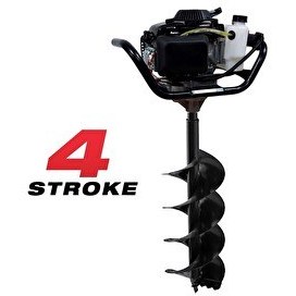 Resim Tomking EA144P Çift Helezonlu 4 Zamanlı Toprak Burgu Makinası 200 MM 4 Hp 