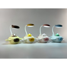 Resim bakgelal Çocuk Odası Uçak Tasarımlı LED Masa Lambası, Dekoratif Bebek Odası Işığı, Sevimli Figürlü 