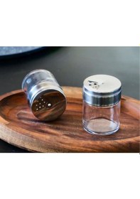 Resim Paşabahçe 43880 Metal Kapaklı Tuzluk 1010330 8 Adet 