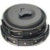 Resim Prestigegoods 1-2 Kişi Alümina Taşınabilir Yapışmaz Tencere Seti Piknik Barbekü Sert Kalın Çok Renkli Çok Renkli 