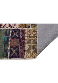 Resim El Yapımı Patchwork Benzersiz Halı 160 X 230 Cm 6334 