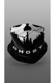 Resim Yeles Ghost Motorcu Buff Maske Outdoor Boyunluk Unisex Bandana 