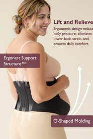 Resim CozySupport Ergonest Görünmez ve Nefes Alabilir Hamilelik Bel Bandı - M 