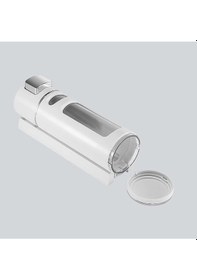 Resim 1 Adet Beyaz 400 Ml Duvara Monte Manuel Sabunluk Banyo , Mutfak El Sıvı Şampuan Duş Jeli M-52 Beyaz 