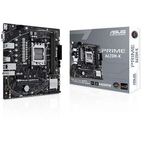 Resim ASUS Prıme A620m-k Ddr5 Hdmı Pcıe 16x V4.0 Am5 Matx 