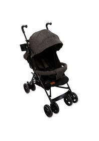Resim Baby2Go Verona Baston Bebek Arabası Koyu Gri 