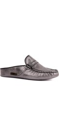 Resim Sail Laker's - Gümüş Deri Kadın Ev Terliği 109-557-X 