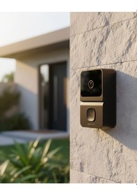 Resim Mey İthalat Wifi Akıllı Kapı Zili 85 Derece Geniş Açı Android İos Uyumlu 