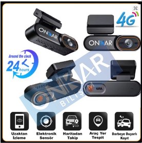 Resim 3mp 1080p Sim Kartlı Gps Uydudan Takipli Araç Kamerası 