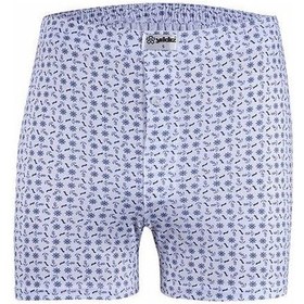 Resim 3'Lü Yıldız 35 Emprime Penye Desenli Erkek Boxer 