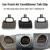 Resim Mercedes Benz W164 2007-2011 için Ön Hava Kliması AC Havalandırma Çıkışı Klipsi Tamir Seti, Sol/Sağ/Merkez Hava Izgarası Klipsi 