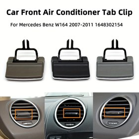 Resim Mercedes Benz W164 2007-2011 için Ön Hava Kliması AC Havalandırma Çıkışı Klipsi Tamir Seti, Sol/Sağ/Merkez Hava Izgarası Klipsi 