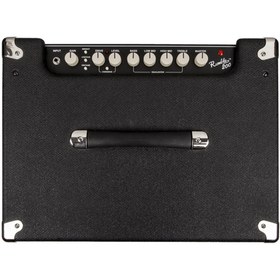 Resim Fender 2370506900 Rumble 200 V3 Bas Gitar Amfisi (Üst Segment) | Siyah/Gümüş, 200 Watt Güç, Hafif Tasarım, Overdrive Devresi, Güçlü Bas Tonları 