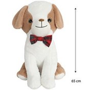 Resim Floppy Oturan Köpek Peluş 65 Cm 