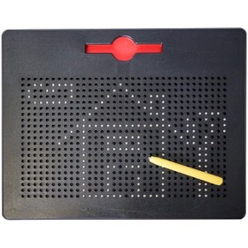 Resim MagPen XL - Manyetik Kalemli Boncuklu Yazı Tahtası (A4 Boyu) - Kırmızı 