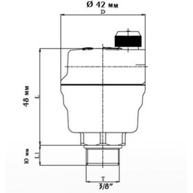 Resim Eca 3/8" Otomatik Havalandırıcı - Çek Valfsiz 602109013 