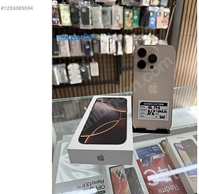 Resim Apple iPhone 16 Pro İkinci El TR | 256 GB | Çöl Titanyum 