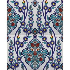 Resim Can Seramik 20*25 Cm CÇ1013 Kütahya Çini Karo 5' Li 1 Paket 