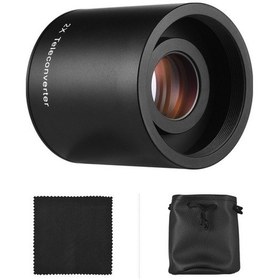 Resim Ebitda 2x Tele Dönüştürücü - Metal Yapılı, Çanta Ve Temizlik Bezi İçeren T-mount Lensler İçin 