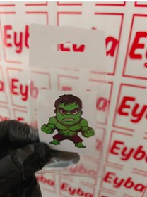 Resim Hulk 5 Cm Mini Boy Renkli Baskı 1 Adet Sticker 