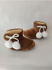 Resim Bebekmağazam Unisex Çocuk Bej Panduf 