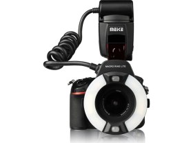 Resim Meike Nikon İçin Mk-14Ext-N İ-Ttl (Macro) Makro Ring Flaş 