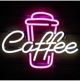 Resim Coffee Neon Tabela Neon Yazı Dekoratif Aydınlatma Ve Gece Lambası, coffeera2 