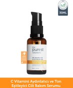 Resim The purest solutions - 10% ascorbic acid + 0,5% ferulic acid brightening & lightening vitamin c serum 30 ml 