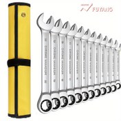 Resim 72 Dişli Ratchet Anahtar Seti, Krom Vanadyum Çeliği ile Üretilmiş, Yüksek Güç ve Dayanıklı, Taşınabilir Depolama Çantası ile, Güçlü Metrik Kombinasyon, Hızlı Tork Çıkışı, %90'lık Tamir Senaryoları için Uygun, İş Gücünü Tasarruf Ettiği ve Verimli Araç Seti 
