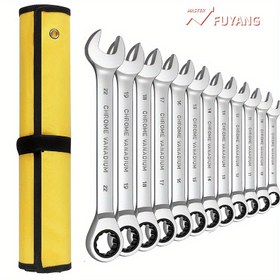 Resim 72 Dişli Ratchet Anahtar Seti, Krom Vanadyum Çeliği ile Üretilmiş, Yüksek Güç ve Dayanıklı, Taşınabilir Depolama Çantası ile, Güçlü Metrik Kombinasyon, Hızlı Tork Çıkışı, %90'lık Tamir Senaryoları için Uygun, İş Gücünü Tasarruf Ettiği ve Verimli Araç Seti 
