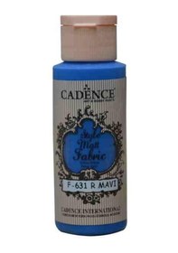 Resim Cadence Style Matt Fabric Kumaş Boyası F-631 R. Mavi 