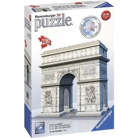 Resim Ravensburger 3 Boyutlu Plastik Puzzle Arc de Triomphe 125142 