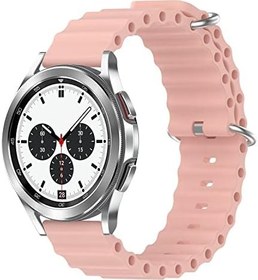 Resim Microsonic Huawei Watch 5 46mm için Kordon Ocean Band Pembe [Watch 5 46mm ile Uyumlu Kordon - Pembe] 
