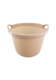 Resim Sakarya Örgü Desen Yuvarlak Çamaşır Sepeti 35 Lt 