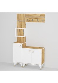 Resim Kalenderdekor1 Kalender Dekor Sonia-1-2 Sn02 Portmanto Vestiyer Ayakkabılık 