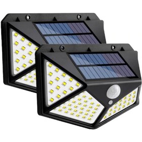 Resim Güneş Enerjili Solar Bahçe Lambası Hareket Sensörlü 100 Led (483338461) 