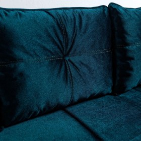 Resim Eymense Torino Çekyatlı Yeşil Üçlü Kanepe Çekyat 