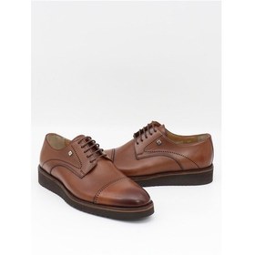 Resim Fosco 2928 Taba Hakiki Deri Eva Taban Erkek Ayakkabı-taba 