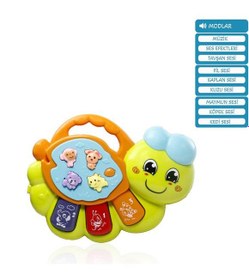 Resim Vardem Oyuncak Işıklı Ve Müzikli Solucan Bebek VRD-JLG-855-68A 